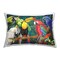 Rainforest Birds Perched Design by Christine Reichow Throw Pillow